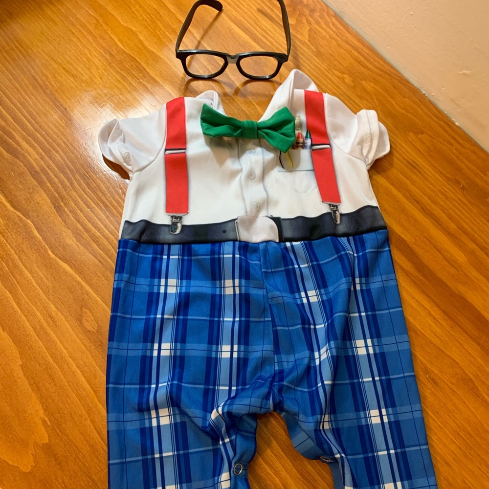 Infant 0-6M Nerd Halloween Costume